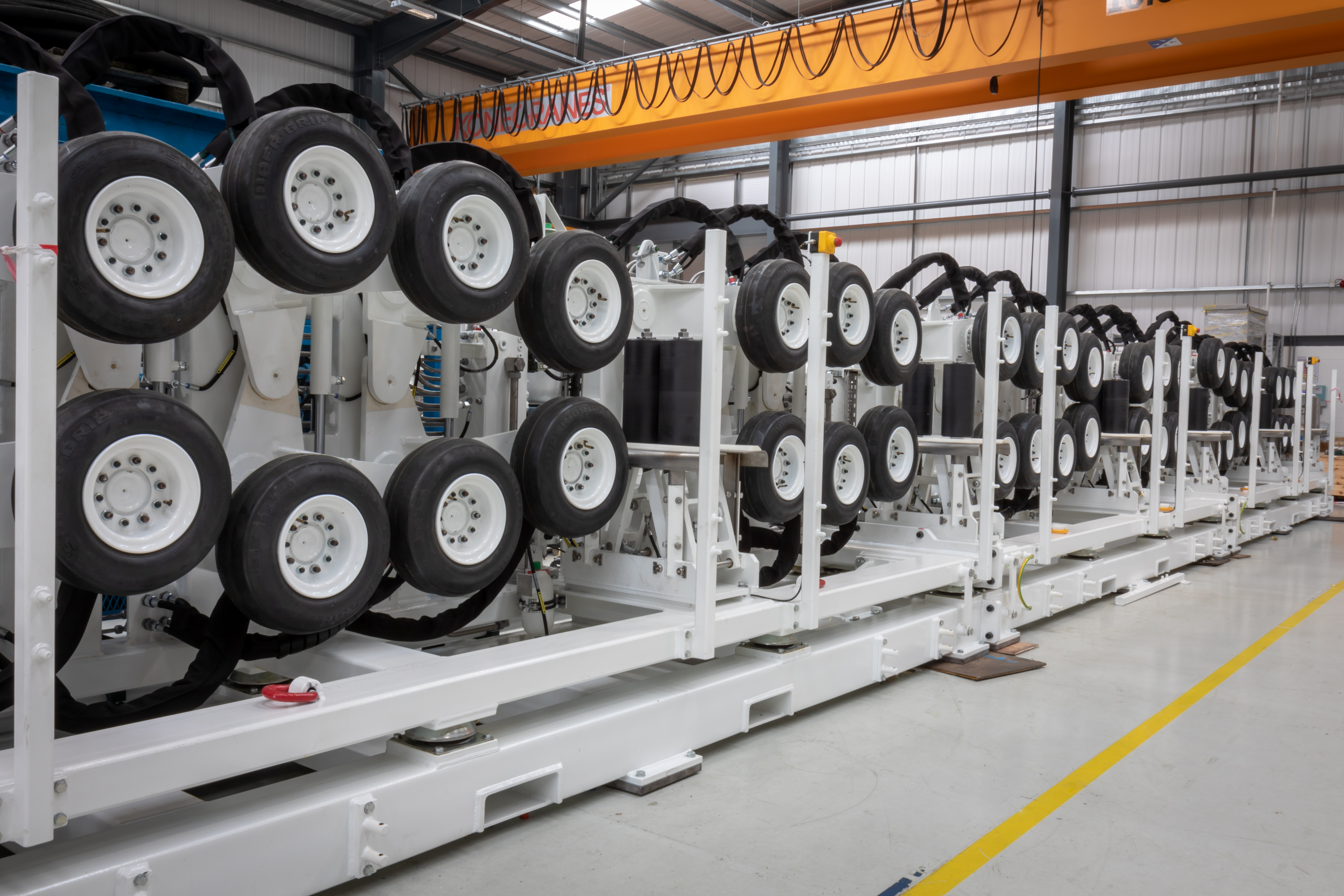 Large linear cable engine for cable lay and repair